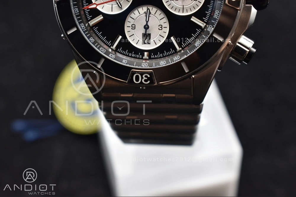 Chronomat B01 44mm SS BLSF 1:1 Best Edition Black Dial on SS Bracelet A WrinkleFree 166