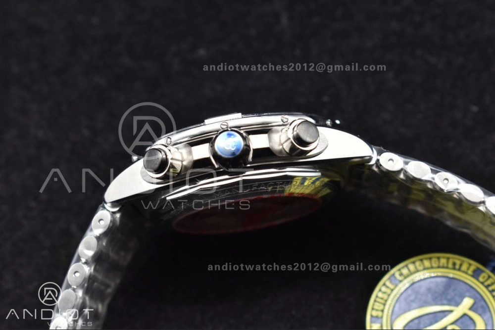 Chronomat B01 44mm SS BLSF 1:1 Best Edition Black Dial on SS Bracelet A WrinkleFree 166
