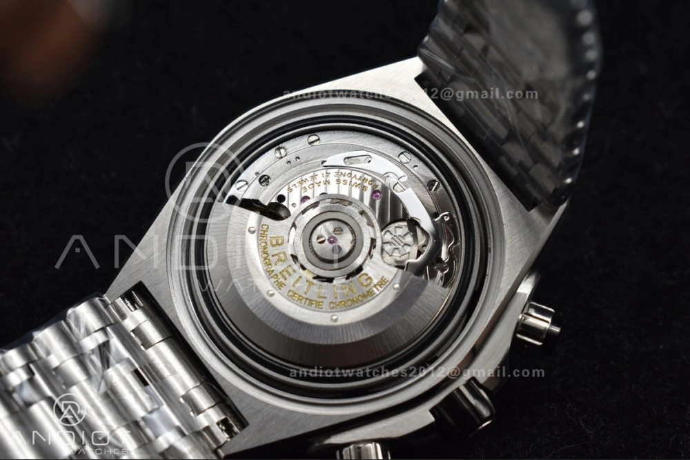Chronomat B01 44mm SS BLSF 1:1 Best Edition Black Dial on SS Bracelet A WrinkleFree 166