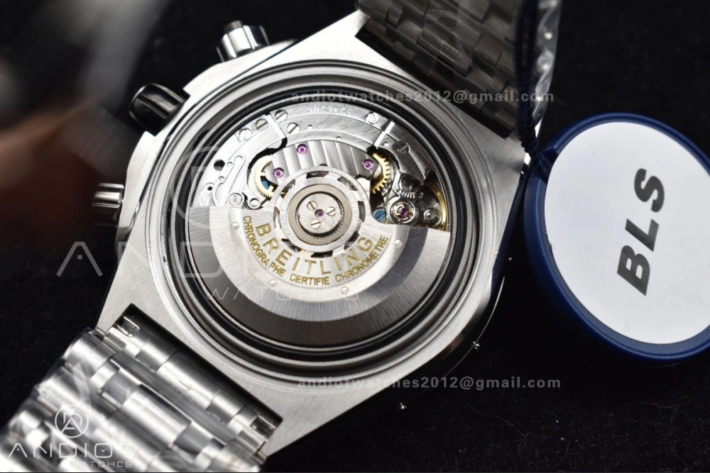 Chronomat B01 44mm SS BLSF 1:1 Best Edition Black Dial on SS Bracelet A WrinkleFree 166