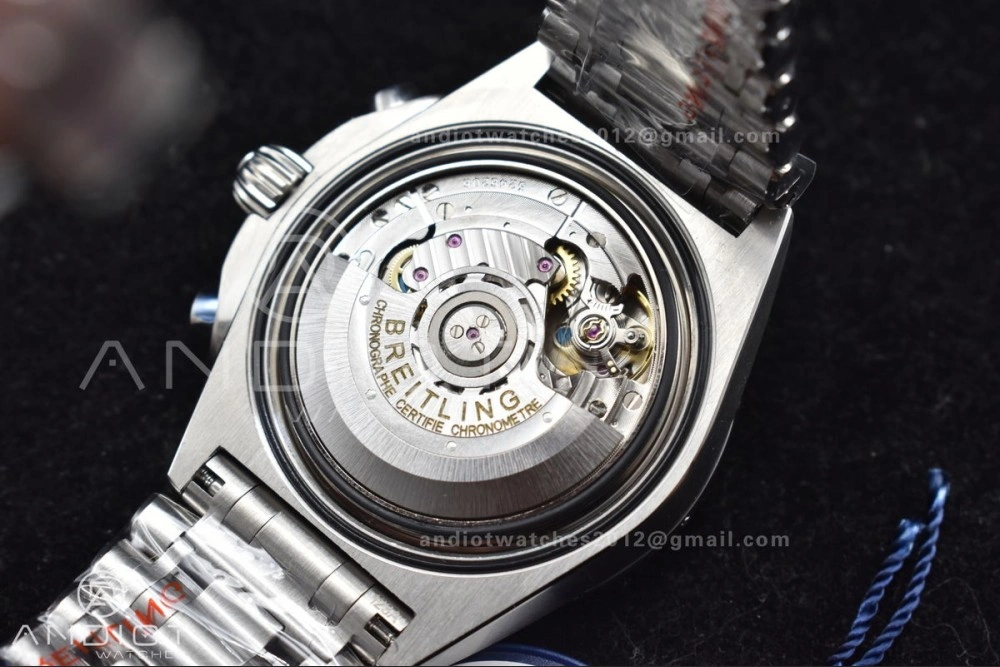 Chronomat B01 44mm SS BLSF 1:1 Best Edition Red Dial On SS Bracelet A WellDesigned 181