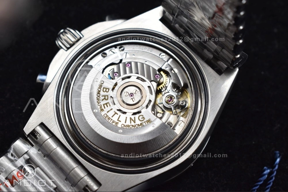 Chronomat B01 44mm SS BLSF 1:1 Best Edition Red Dial On SS Bracelet A WellDesigned 181