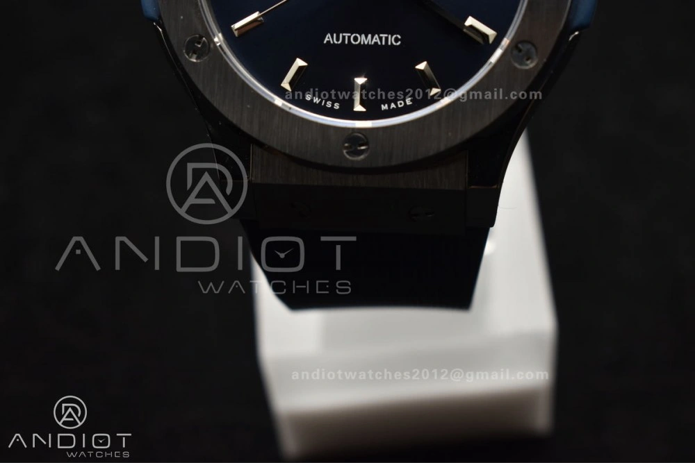 Fusion 42mm SS HBF 1:1 Best Edition Blue Dial On Blue Gummy Strap A HighPerformance 269