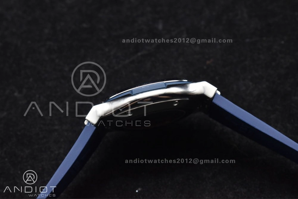 Fusion 42mm SS HBF 1:1 Best Edition Blue Dial On Blue Gummy Strap A HighPerformance 269