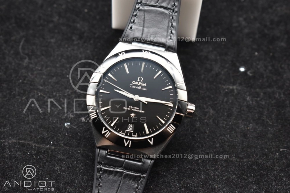 Constellation Black Ceramic SS VSF 1:1 Best Edition Black Dial on Black Gummy Strap A8900 Super Clone Vibrant 10