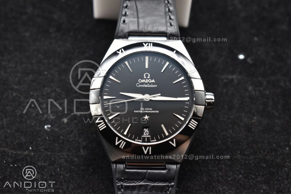 Constellation Black Ceramic SS VSF 1:1 Best Edition Black Dial on Black Gummy Strap A8900 Super Clone TimelessDesign 545