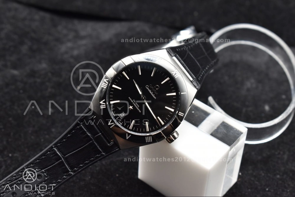 Constellation Black Ceramic SS VSF 1:1 Best Edition Black Dial on Black Gummy Strap A8900 Super Clone TimelessDesign 545