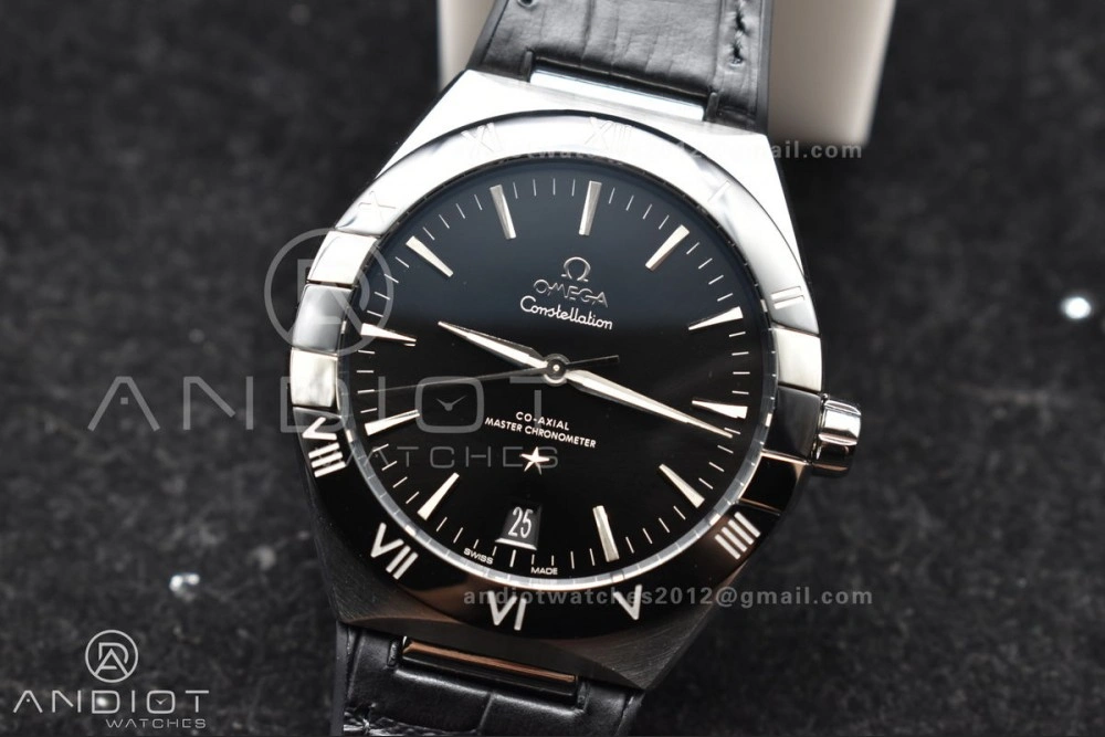Constellation Black Ceramic SS VSF 1:1 Best Edition Black Dial on Black Gummy Strap A8900 Super Clone TimelessDesign 545