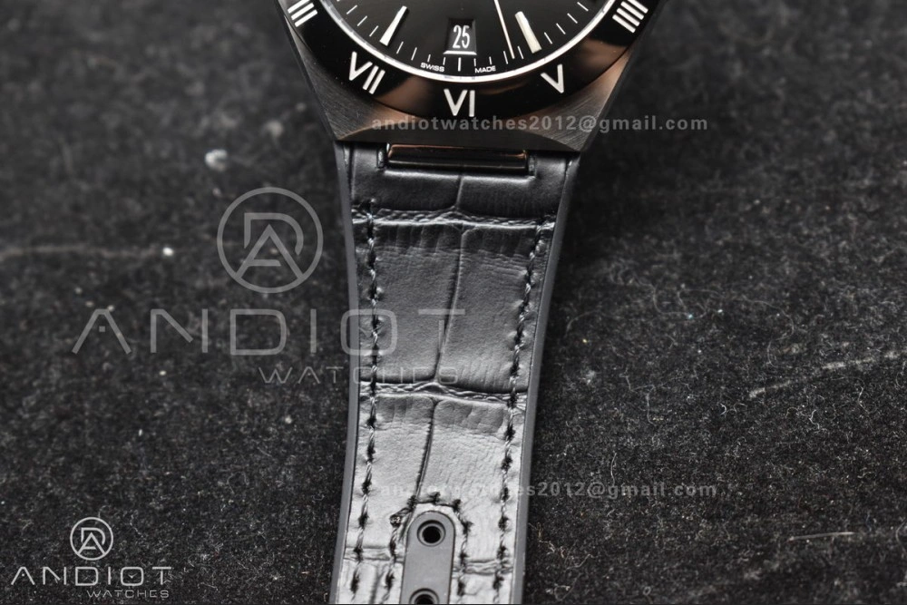 Constellation Black Ceramic SS VSF 1:1 Best Edition Black Dial on Black Gummy Strap A8900 Super Clone TimelessDesign 545