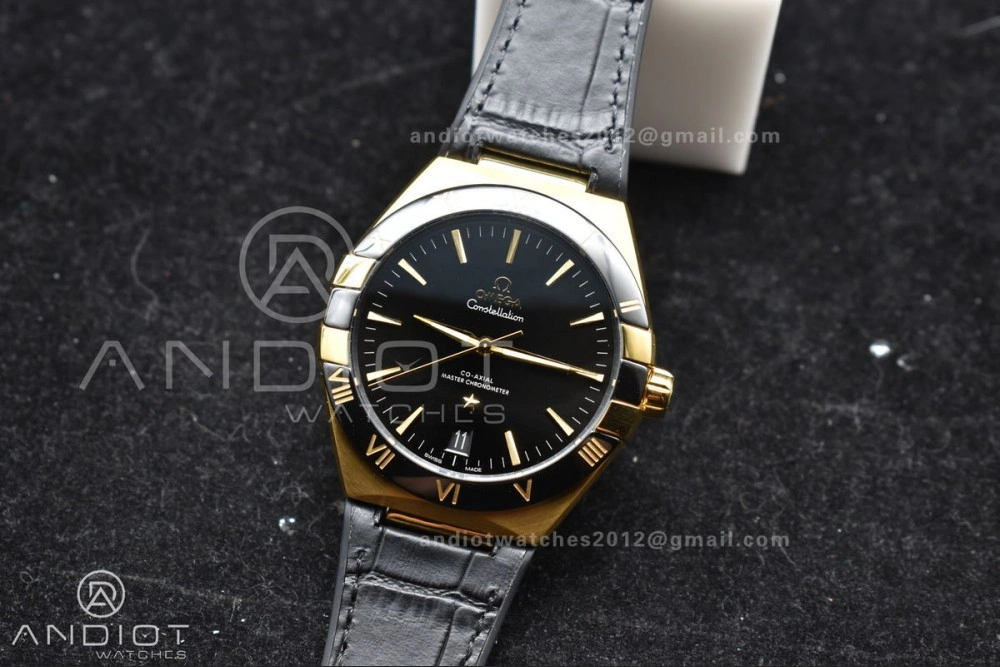 Sporty Constellation Black Ceramic YG VSF 1:1 Best Edition Black Dial on Black Gummy Strap A8900 Super Clone 28