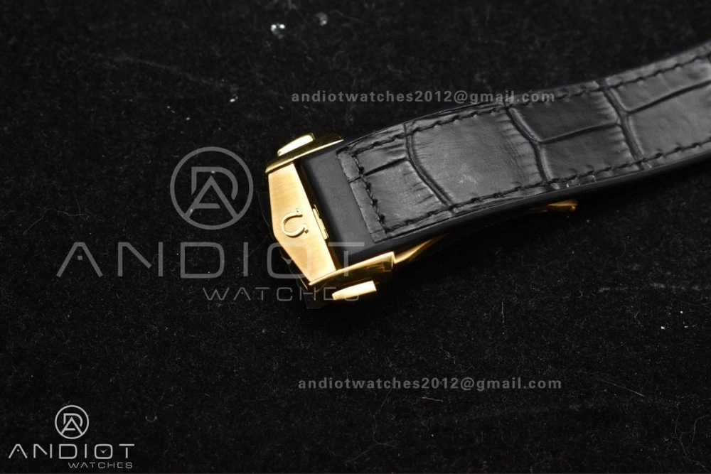 Constellation Black Ceramic YG VSF 1:1 Best Edition Black Dial on Black Gummy Strap A8900 Super Clone AllSeason 544