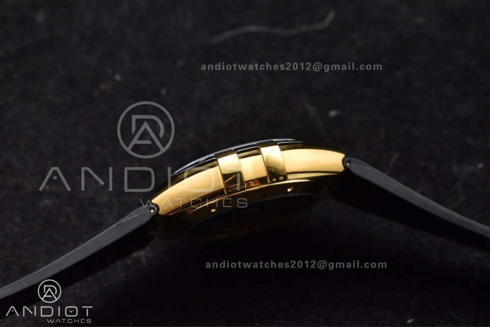Constellation Black Ceramic YG VSF 1:1 Best Edition Black Dial on Black Gummy Strap A8900 Super Clone AllSeason 544