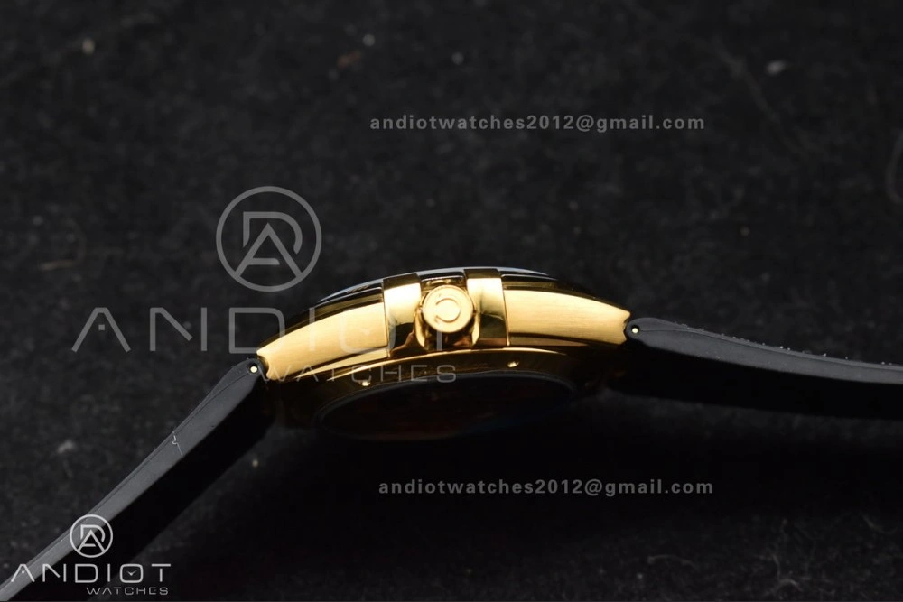 Constellation Black Ceramic YG VSF 1:1 Best Edition Black Dial on Black Gummy Strap A8900 Super Clone AllSeason 544