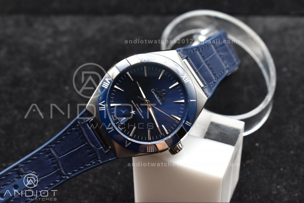 Constellation Blue Ceramic SS VSF 1:1 Best Edition Blue Dial on Blue Gummy Strap A8900 Super Clone ZipUp 30