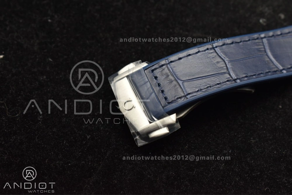 Constellation Blue Ceramic SS VSF 1:1 Best Edition Blue Dial on Blue Gummy Strap A8900 Super Clone ZipUp 30