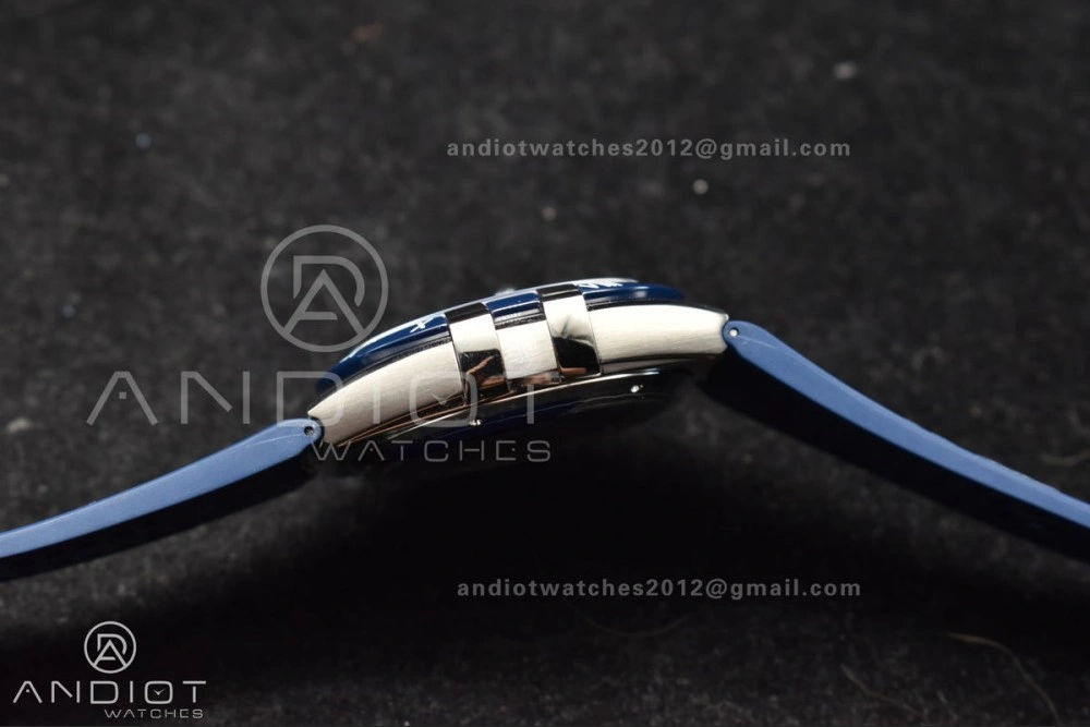Constellation Blue Ceramic SS VSF 1:1 Best Edition Blue Dial on Blue Gummy Strap A8900 Super Clone ZipUp 30