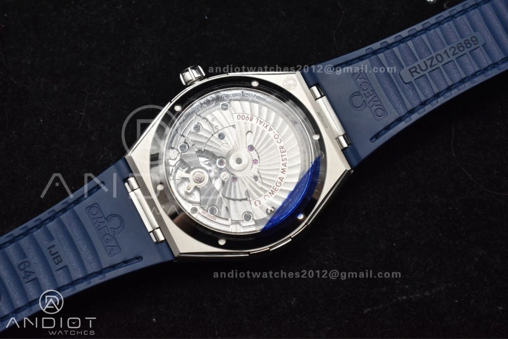Constellation Blue Ceramic SS VSF 1:1 Best Edition Blue Dial on Blue Gummy Strap A8900 Super Clone ZipUp 30