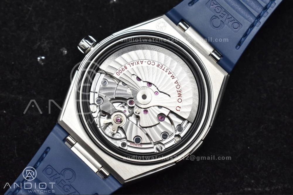 Constellation Blue Ceramic SS VSF 1:1 Best Edition Blue Dial on Blue Gummy Strap A8900 Super Clone ZipUp 30