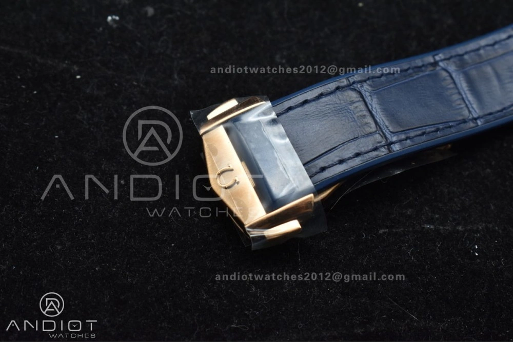 Constellation Blue Ceramic YG VSF 1:1 Best Edition Blue Dial On Blue Gummy Strap A8900 Super Clone Snug 32