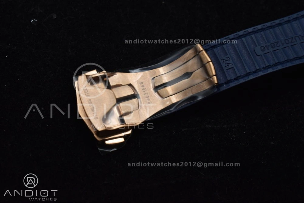 Constellation Blue Ceramic YG VSF 1:1 Best Edition Blue Dial On Blue Gummy Strap A8900 Super Clone Snug 32