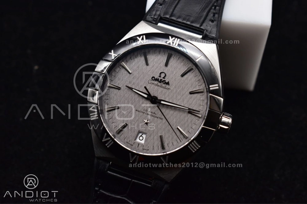 Constellation SS SBF 1:1 Best Edition Gray Dial on Black Gummy Strap A8900 Super Clone SmartChoice 1