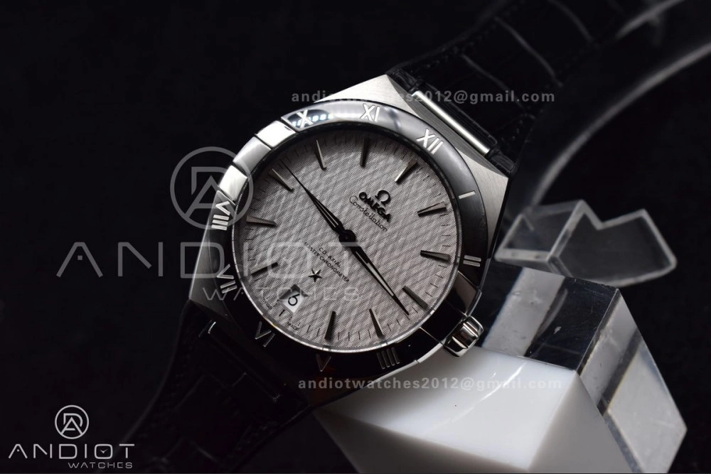 Constellation SS SBF 1:1 Best Edition Gray Dial on Black Gummy Strap A8900 Super Clone SmartChoice 1