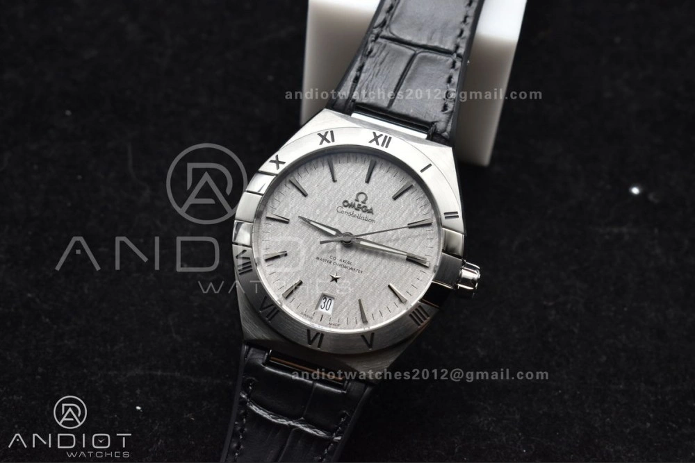 SoftTouch Constellation SS VSF 1:1 Best Edition Gray Dial on Black Gummy Strap A8900 Super Clone 35