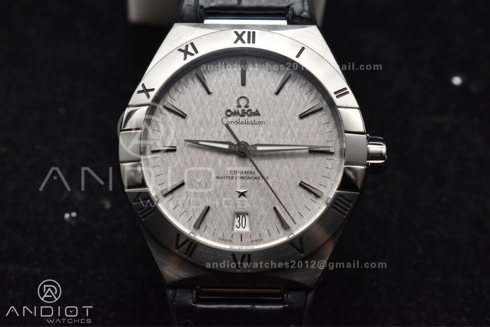 SoftTouch Constellation SS VSF 1:1 Best Edition Gray Dial on Black Gummy Strap A8900 Super Clone 35