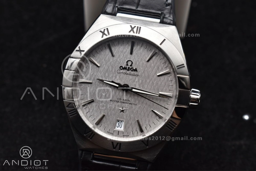 SoftTouch Constellation SS VSF 1:1 Best Edition Gray Dial on Black Gummy Strap A8900 Super Clone 35