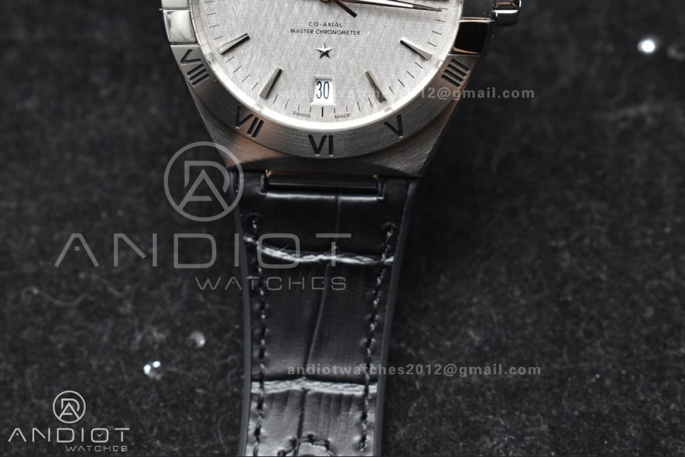 SoftTouch Constellation SS VSF 1:1 Best Edition Gray Dial on Black Gummy Strap A8900 Super Clone 35