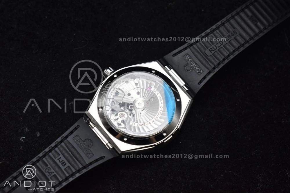 SoftTouch Constellation SS VSF 1:1 Best Edition Gray Dial on Black Gummy Strap A8900 Super Clone 35