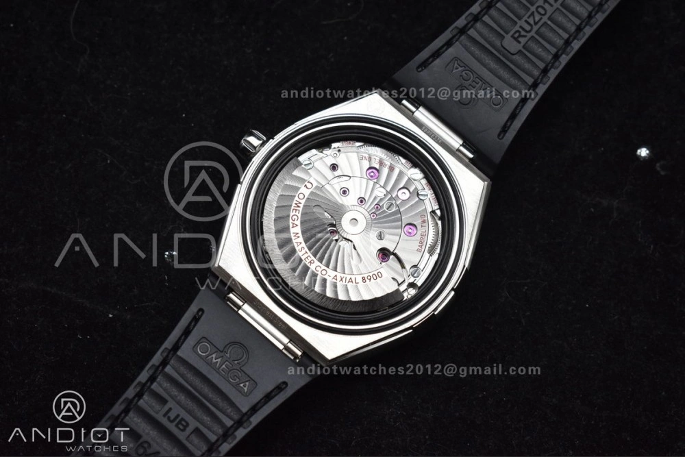 SoftTouch Constellation SS VSF 1:1 Best Edition Gray Dial on Black Gummy Strap A8900 Super Clone 35