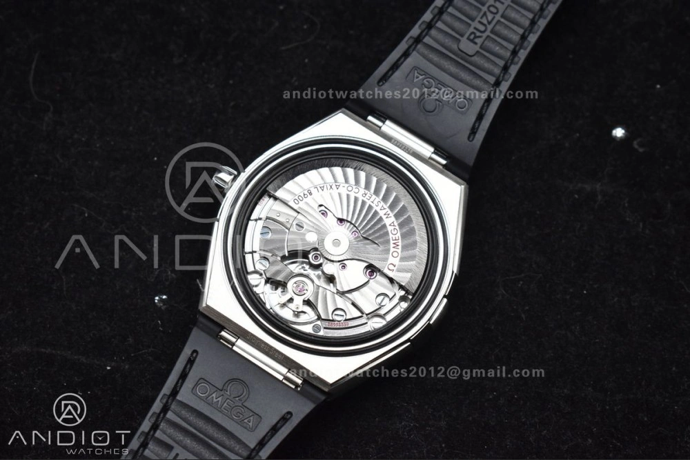SoftTouch Constellation SS VSF 1:1 Best Edition Gray Dial on Black Gummy Strap A8900 Super Clone 35