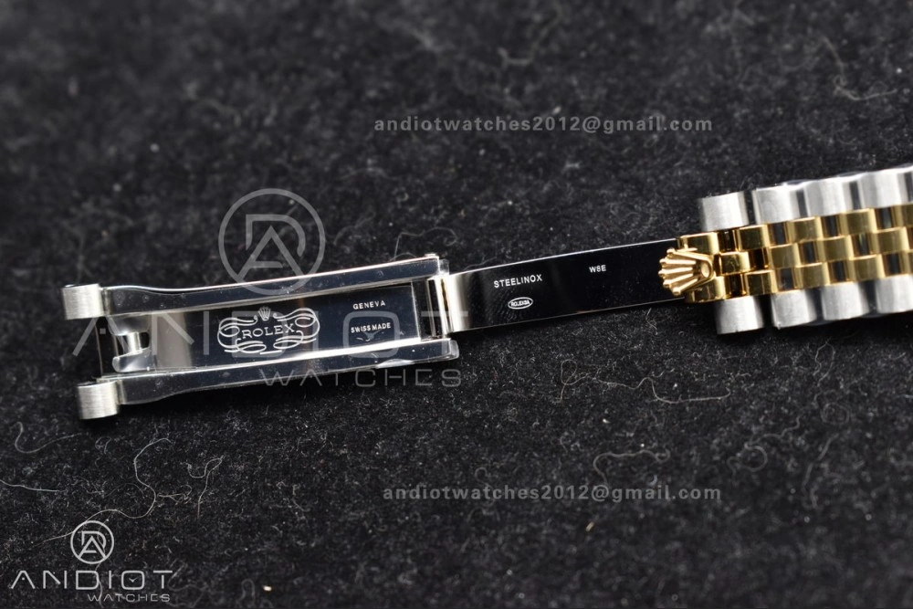 ZeroBulk DateJust 31 Ladies 278271 GSF 316L Steel MOP Diamond Dial On YG President Bracelet 542