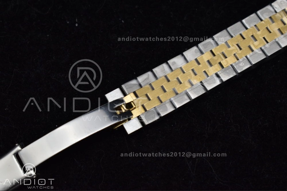 ZeroBulk DateJust 31 Ladies 278271 GSF 316L Steel MOP Diamond Dial On YG President Bracelet 542