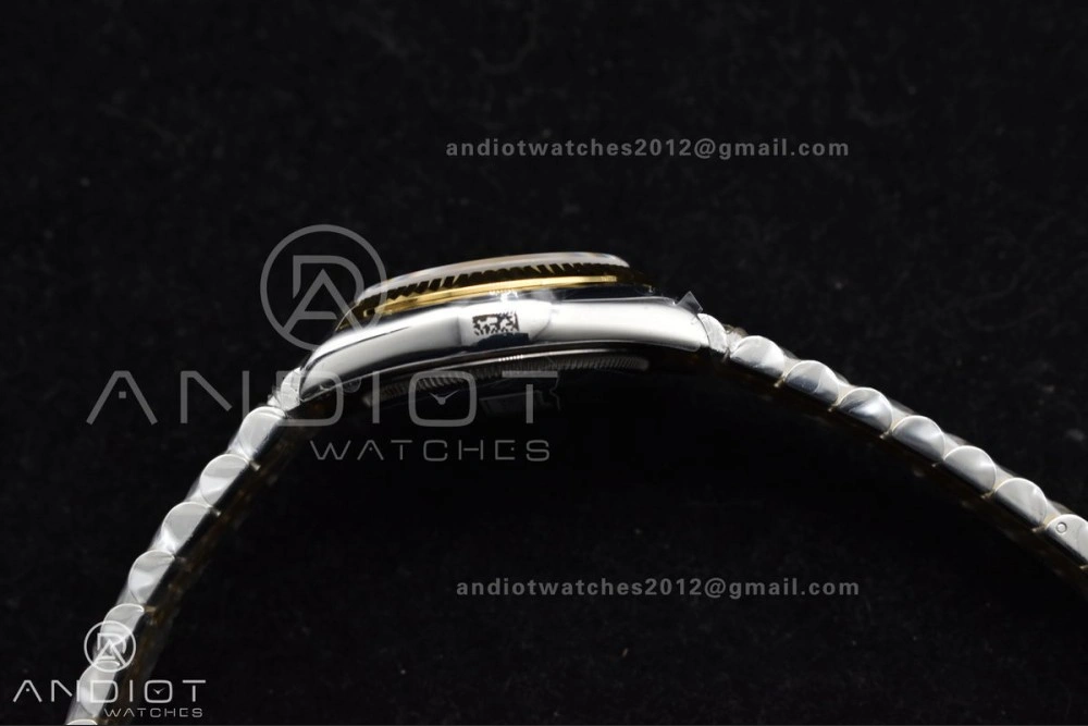 ZeroBulk DateJust 31 Ladies 278271 GSF 316L Steel MOP Diamond Dial On YG President Bracelet 542