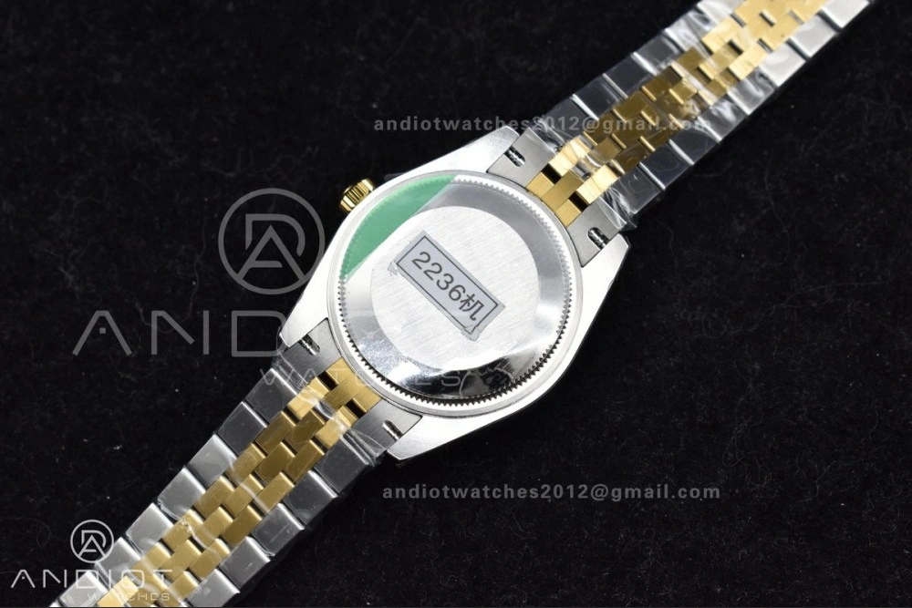 ZeroBulk DateJust 31 Ladies 278271 GSF 316L Steel MOP Diamond Dial On YG President Bracelet 542