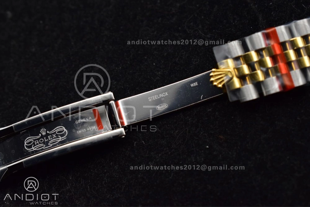 Compact DateJust 31 Ladies 278271 GSF 316L Steel White Dial Roman Markers on YG President Bracelet 550