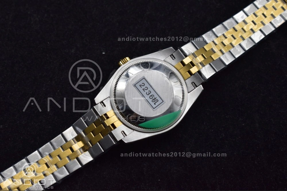 Compact DateJust 31 Ladies 278271 GSF 316L Steel White Dial Roman Markers on YG President Bracelet 550