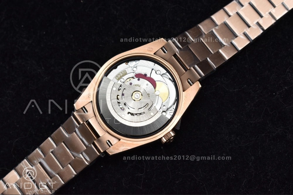 Sporty DateJust 31 Ladies 278275 GSF 316L Steel MOP Diamond Dial On Full RG Case and President Sytle Bracelet 551