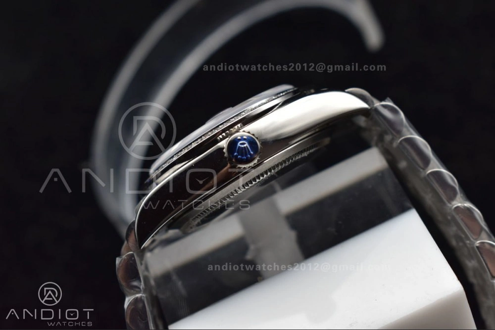 DateJust 31 Ladies 278289 BPF 316L Steel Diamonds Bezel Purple Dial Roman Markers on President Style Bracelet Compact 552