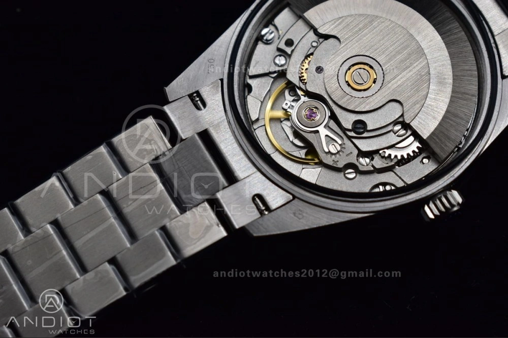 DateJust 31 Ladies 278289 BPF 316L Steel Diamonds Bezel Purple Dial Roman Markers on President Style Bracelet Compact 552