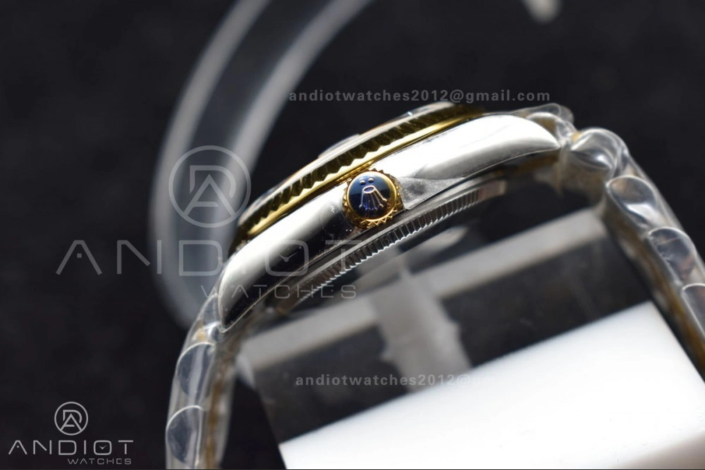 ModernLook DateJust 31 Ladies 278289 WF 316L Steel Green Dial Fluted Bezel and Markers on President Syle Bracelet 553