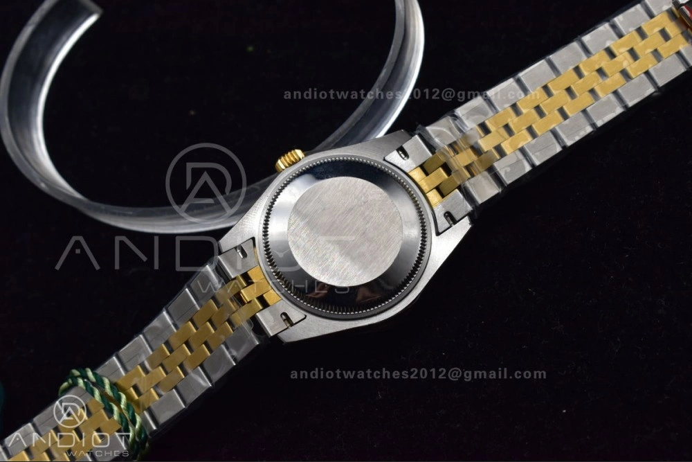 ModernLook DateJust 31 Ladies 278289 WF 316L Steel Green Dial Fluted Bezel and Markers on President Syle Bracelet 553