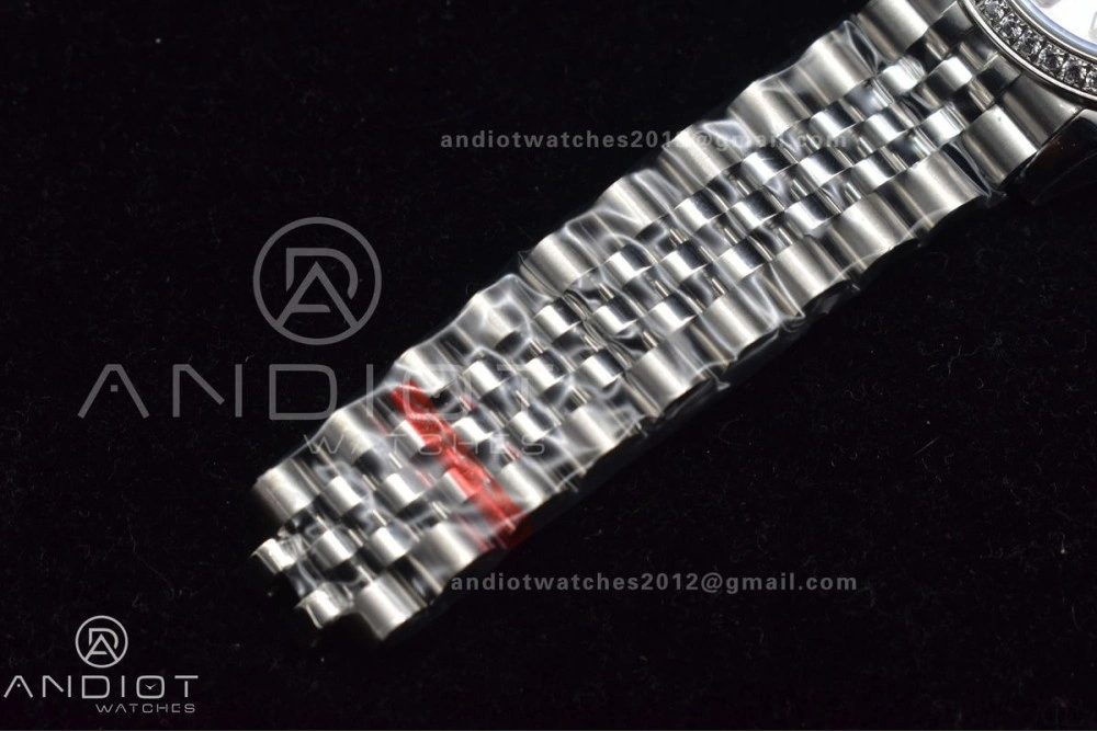 DateJust 31 Ladies 278289 WF 316L Steel White Dial Fluted Bezel On President Syle Bracelet OdorResistant 408