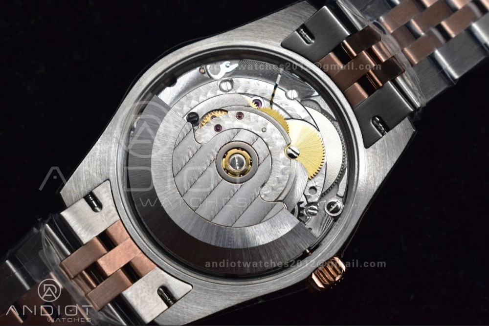 Premium DateJust 31 Ladies 278289 WF RG 316L Steel Silver Dial Diamonds Bezel and Markers on President Syle Bracelet 554