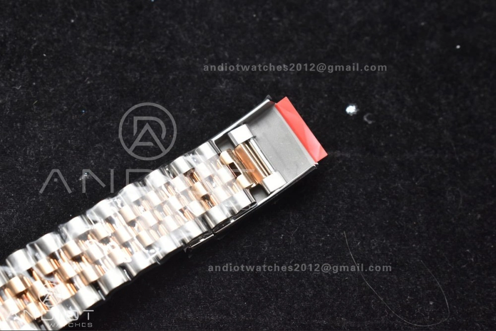 DateJust 36 126231 Clean 1:1 Best Edition 904L Steel Gray DIal Green Roman Marker on SS RG Jubilee Bracelet VR Premium 567