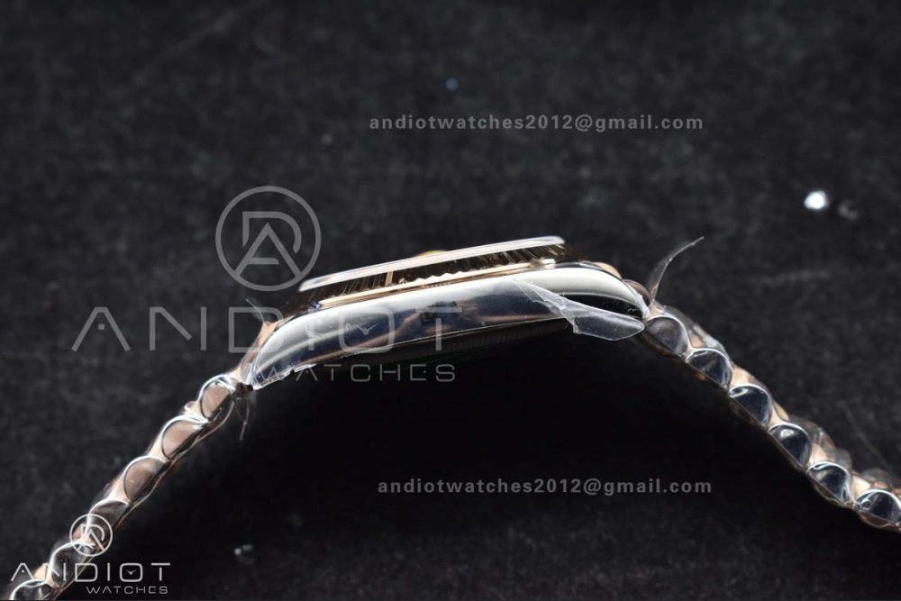 DateJust 36 126231 Clean 1:1 Best Edition 904L Steel Gray DIal Green Roman Marker on SS RG Jubilee Bracelet VR Premium 567
