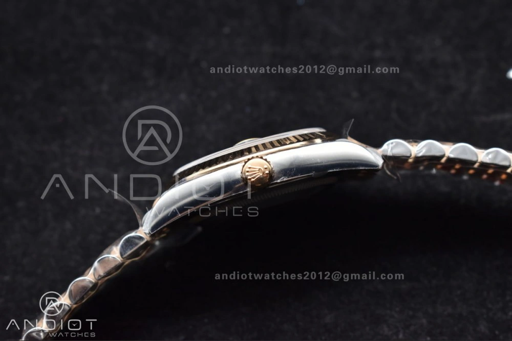 DateJust 36 126231 Clean 1:1 Best Edition 904L Steel Gray DIal Green Roman Marker on SS RG Jubilee Bracelet VR Premium 567