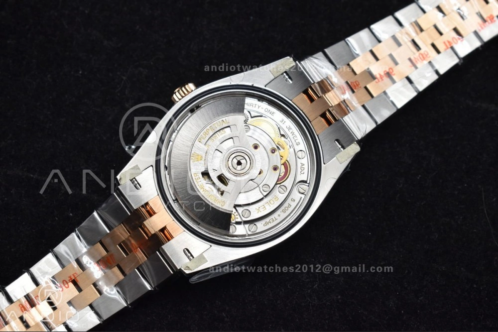 DateJust 36 126231 Clean 1:1 Best Edition 904L Steel Gray DIal Green Roman Marker on SS RG Jubilee Bracelet VR Premium 567